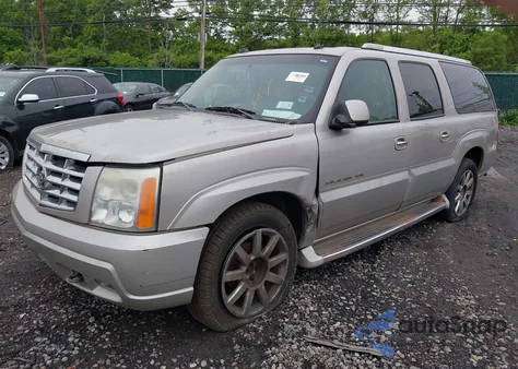 2004 Cadillac Escalade Esv Platinum Edition из США, поврежденный, VIN 3GYFK66N34G265579